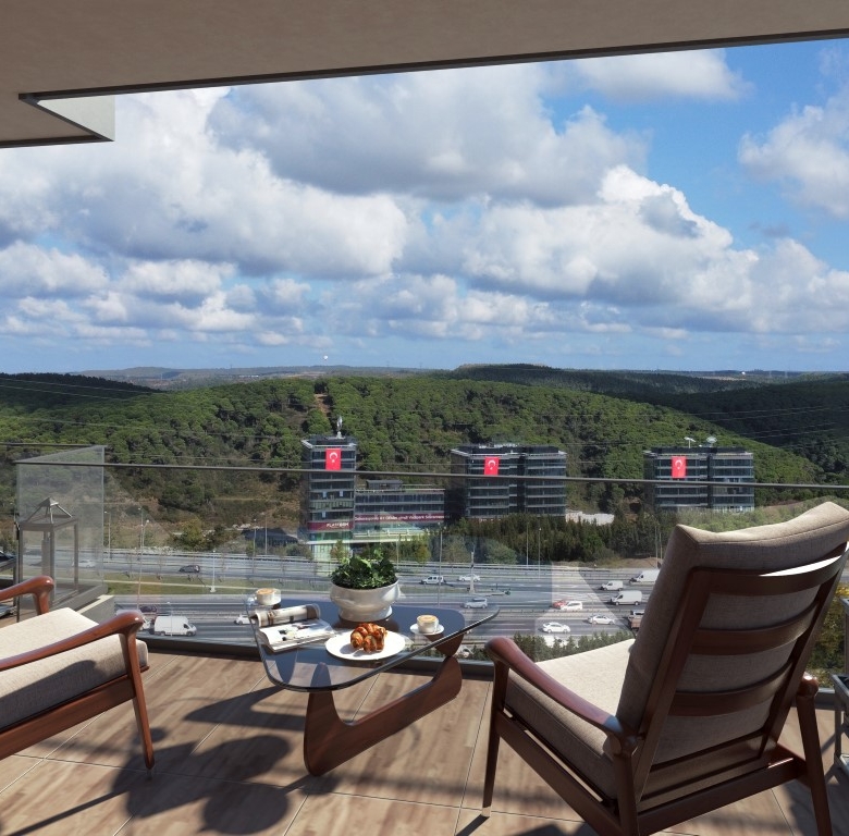 Luxury apartments for sale in Maslak, Vadi istanbul, Turkey