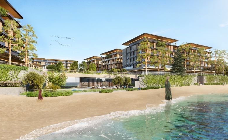 private beach ultra luxury apartments for sale in istanbul , tuzla