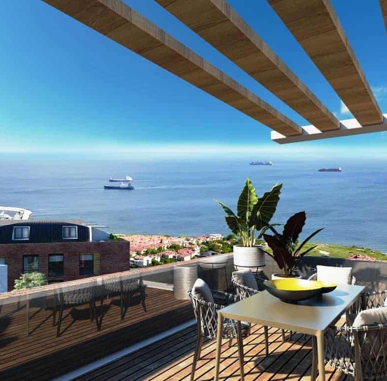 Sea view apartments for sale in Istanbul, Beylikduzu, Turkey