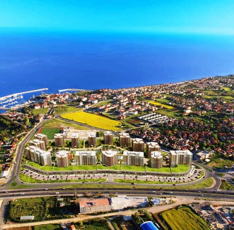 Sea view apartments for sale in Istanbul, Buyukcekmece, Turkey