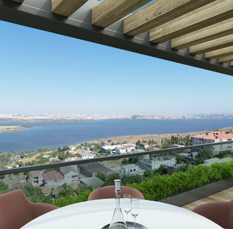 lake view Apartments for Sale in Firuzköy Avcılar Istanbul