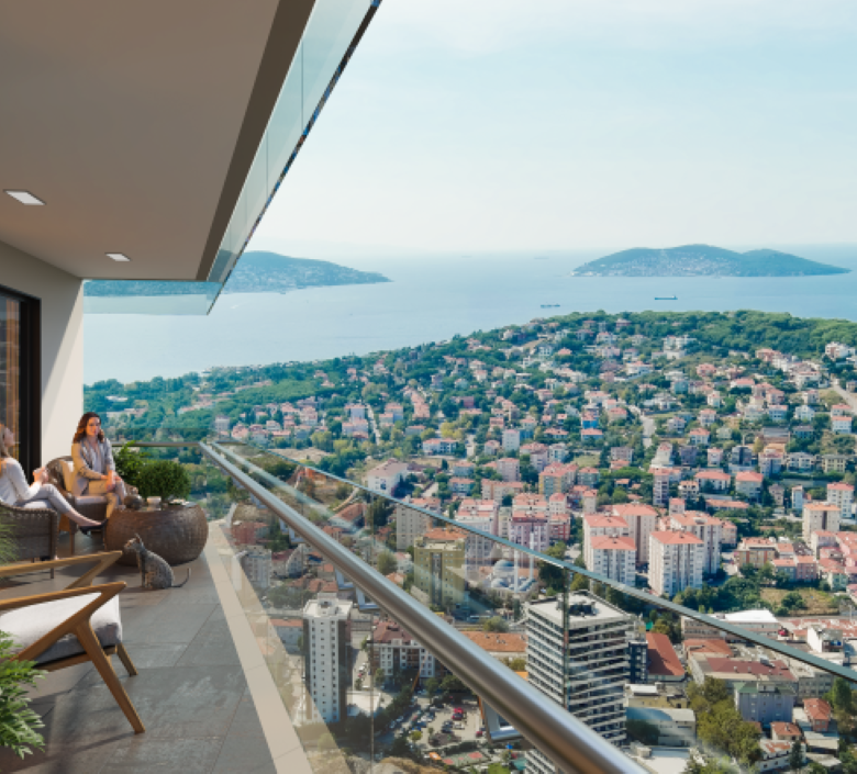 Luxury Apartments for Sale in Dragos Maltepe Istanbul – Panoramic Sea Views & Flexible Payment Plans