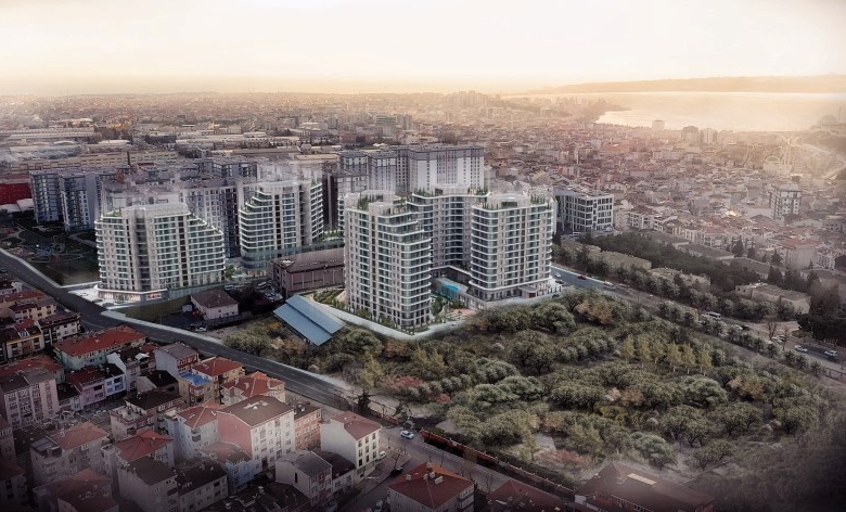 Luxury apartment project for sale in the Atakent ,Istanbul