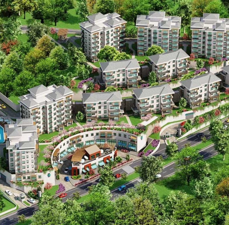 شقق فاخرة للبيع في باهجي شهير , اسطنبول,تركيا,مطلة على البحيرة