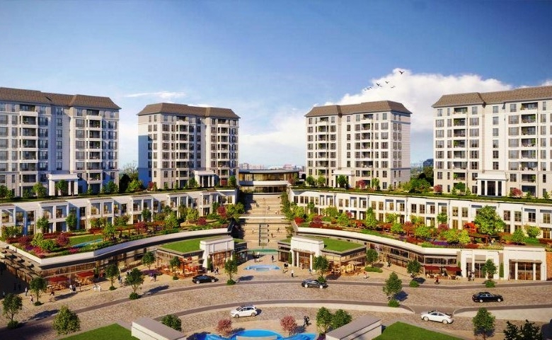 Apartments for sale in Basaksehir, Istanbul, Turkey.