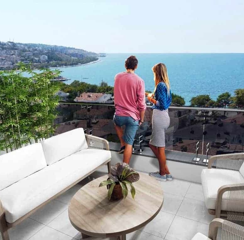 sea view apartments for sale in Buyukcekmece, Istanbul