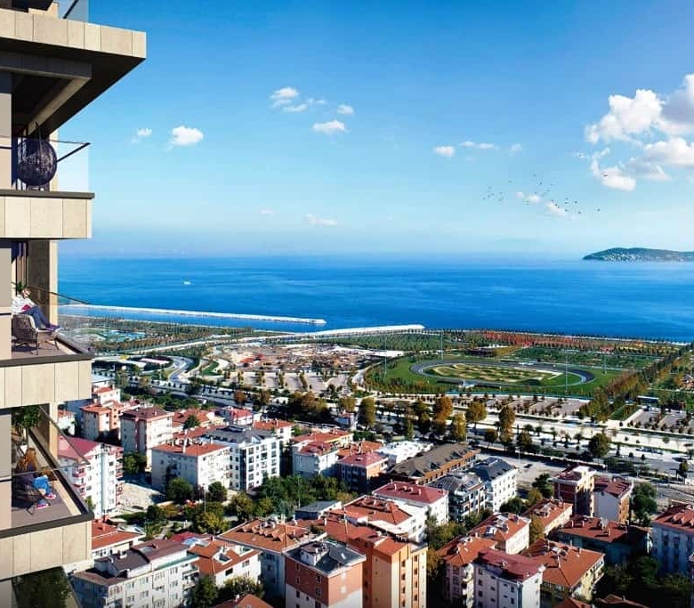 Sea view Apartments for sale in Asian Istanbul Baghdad Street