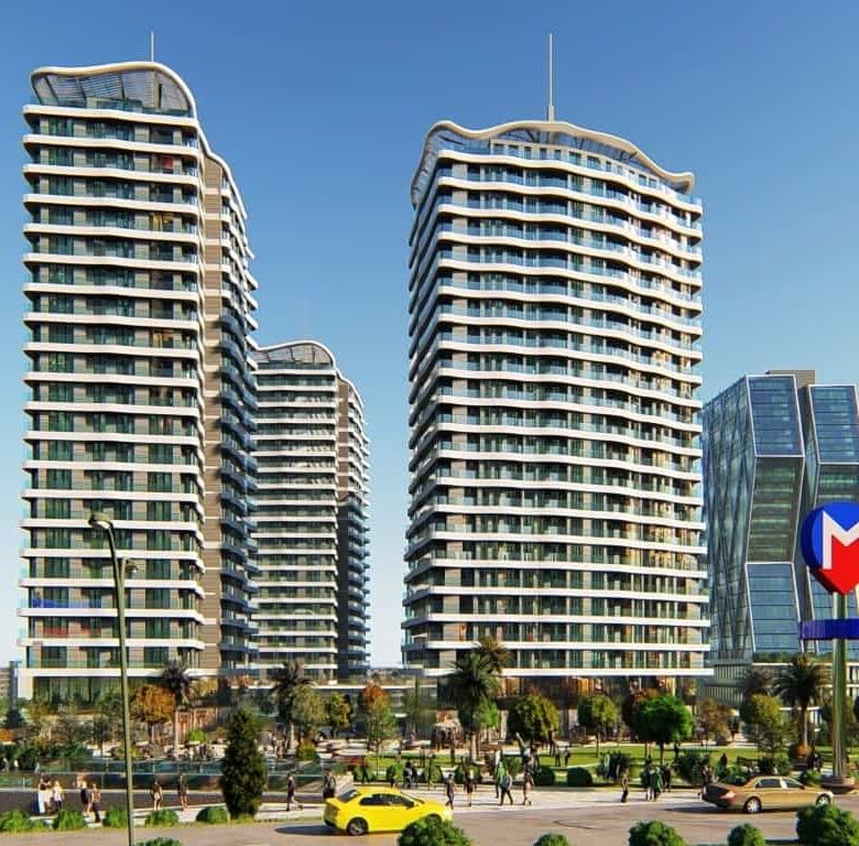 شقق  للبيع في مركز اسطنبول, غازي عثمان باشا , امام محطة المترو