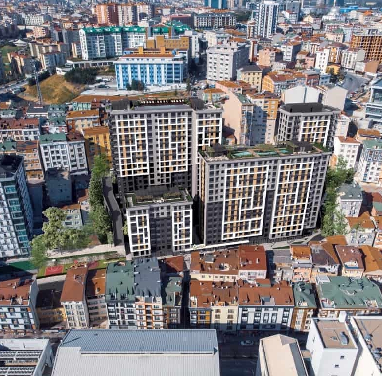 Investment apartments for sale in Kagithane, Istanbul, near the metro station