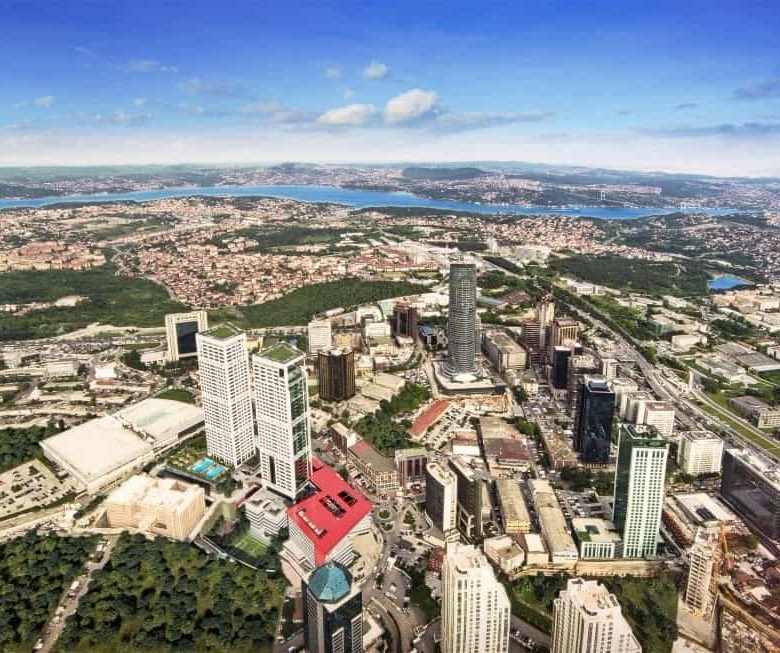 شقق مطلة على البوسفور للبيع في مسلك,اسطنبول,تركيا