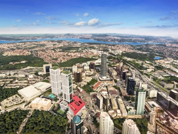 Bosphorus view apartment for sale in maslak||||||||