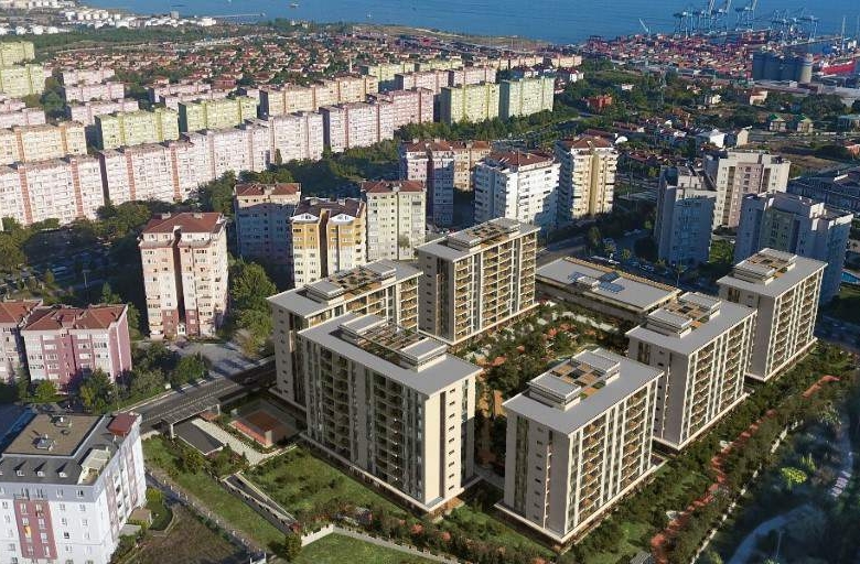 Spacious sea view apartments for sale in Istanbul, Beylikdüzü, Turkey