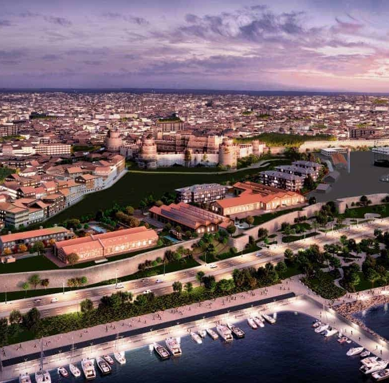 Luxury apartments for sale in Fatih, Istanbul, sea view, installment