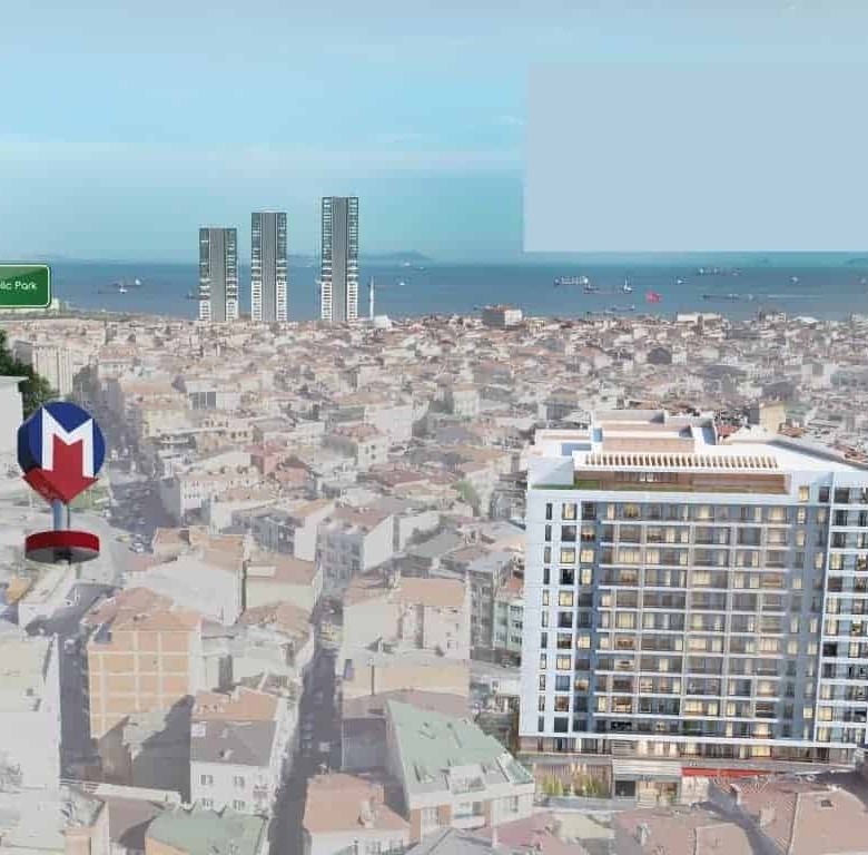 Investment apartments for sale in Zeytinburnu, Istanbul, in installments