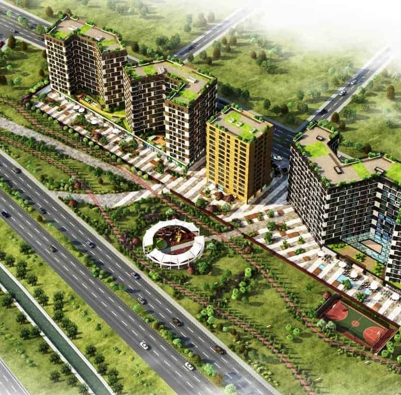 Investment apartments for sale in Istanbul, Kucukcekmece, lake view