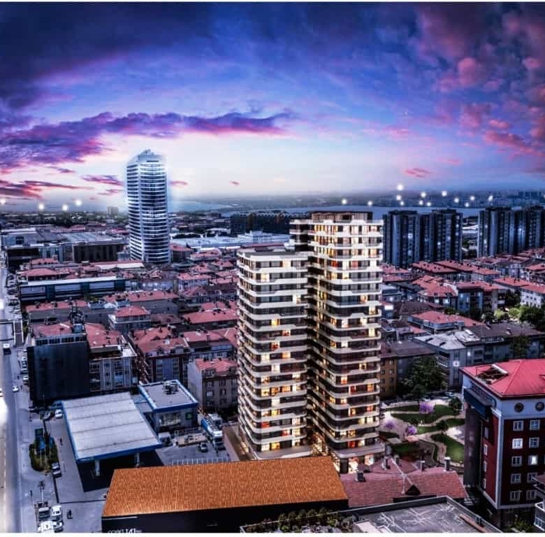 Sea view investment apartment for sale in avcilar, istanbul , with rental guarantee 8% per year