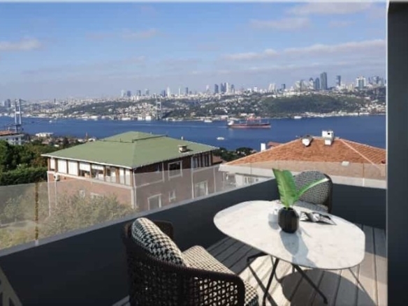 شقة دوبلكس مطلة على البوسفور|||||||||||||