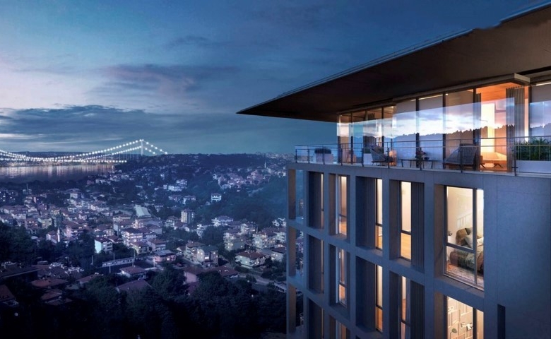 Bosphorus view apartments for sale in Uskudar, Istanbul, Turkey