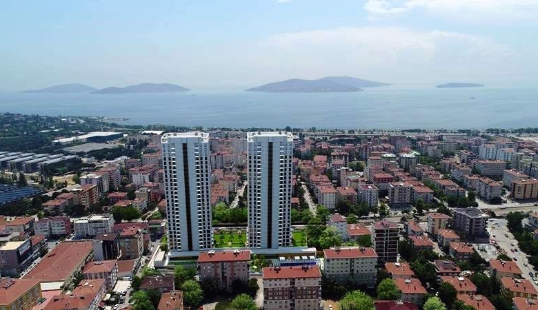 Sea view apartments for sale in Kartal, Asian Istanbul, Turkey