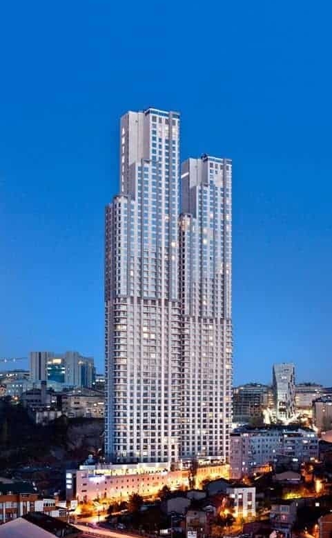 one bedroom apartment for sale in Bomonti, Istanbul, Turkey