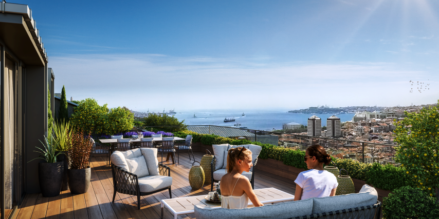 luxury-apartments-for-sale-besiktas-istanbul (6) Luxury 1+1 apartment for sale in Beşiktaş, Istanbul, Turkey – walking distance to Bosphorus, suitable for Turkish citizenship, high ROI investment property.