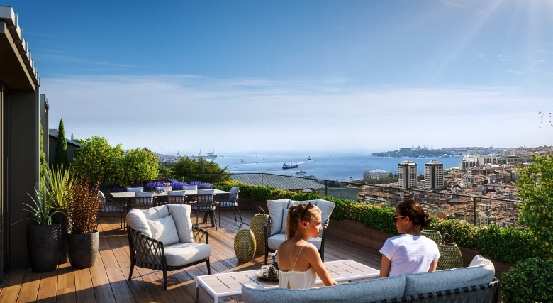 Apartment for Sale in Beşiktaş Istanbul – Bosphorus View – Turkish Citizenship