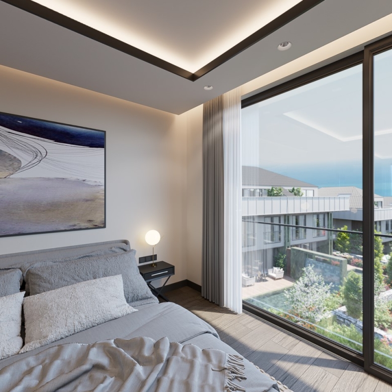 Luxury sea view villas with private pool for sale in Istanbul