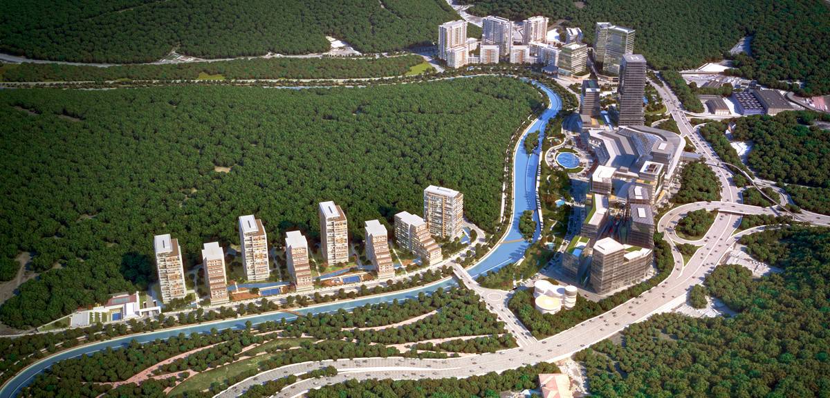 شقة ارضية مع حديقة للبيع في مسلك اسطنبول تركيا||