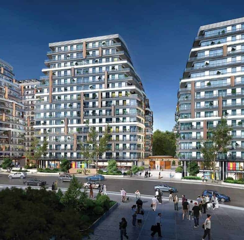 Apartments for sale in the center of Istanbul, Kagithane, Turkey
