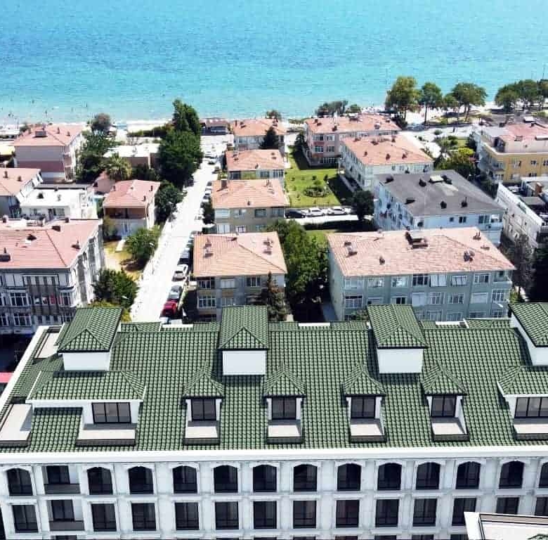 Duplex apartment for sale Buyukcekmece Istanbul Turkey 4 rooms and a hall with sea view