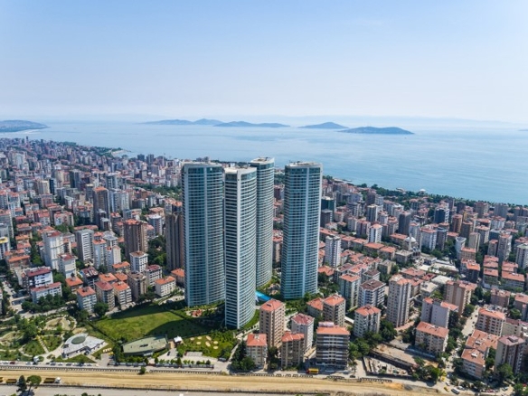 |||||||3 bedroom sea view apartment for sale in Kadikoy Istanbul Asian Side Turkey||