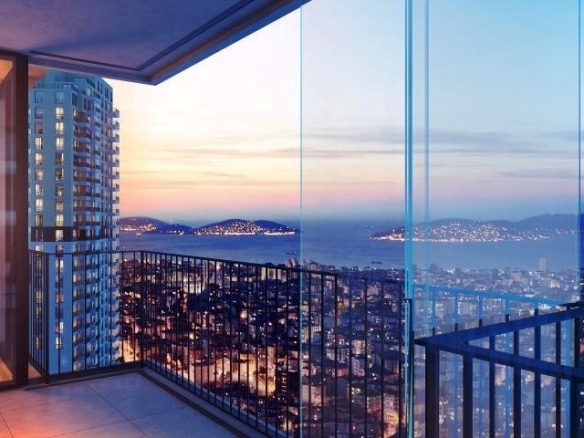 sea view apartment for sale in kartal istanbul with installment|||||||||||||