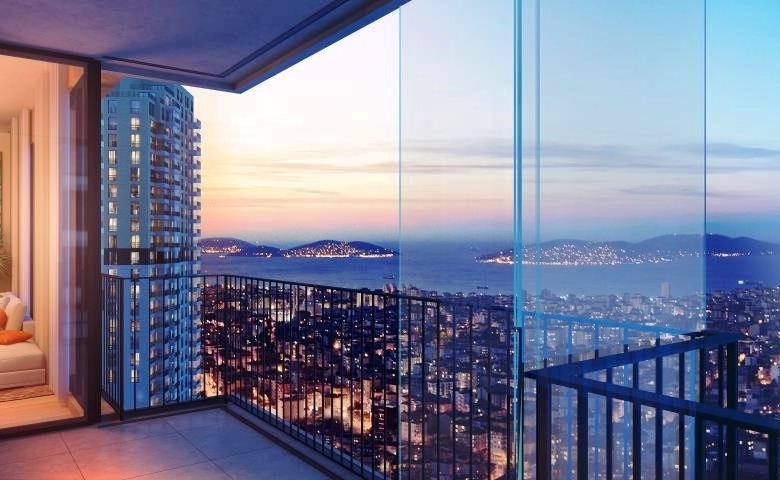 sea view apartment for sale in kartal istanbul with installment