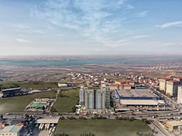 ||Urban skyline with busy highway below||||||||||