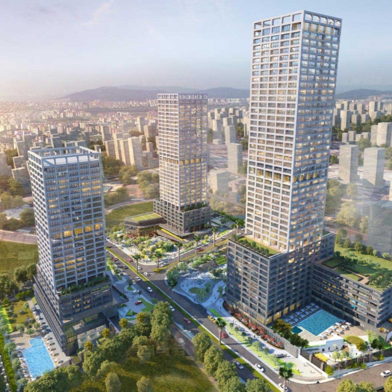 Apartments with sea view for sale in Atasehir  Istanbul