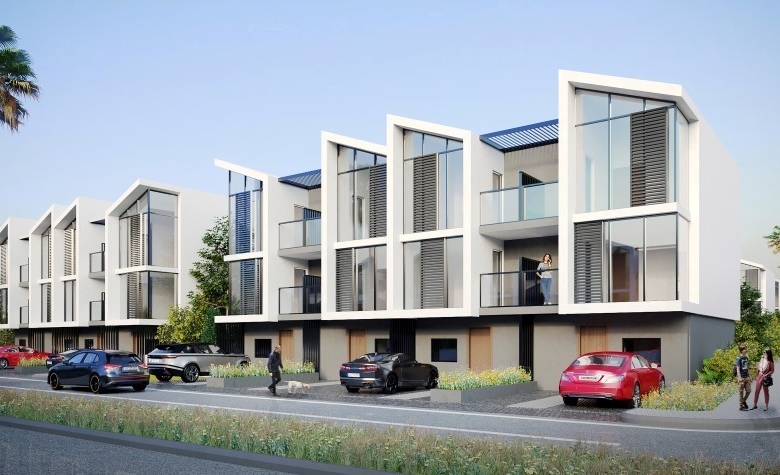 Townhouse villas for sale in Istanbul, Basaksehir, with 30% down payment