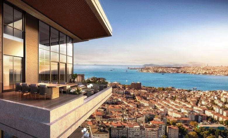 Ultra luxury bosphorus view apartments for sale in istanbul