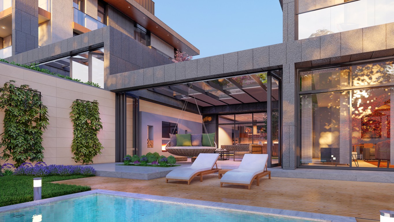 villa-for-sale-in-Cekmekoy-Omerli-Istanbul-with-private-pool-21