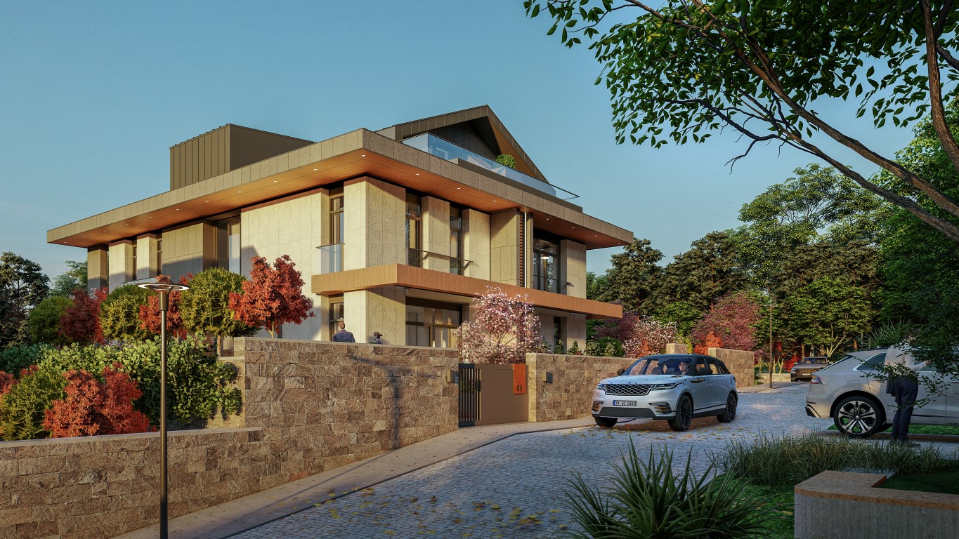 villa-for-sale-in-Cekmekoy-Omerli-Istanbul-with-private-pool-4