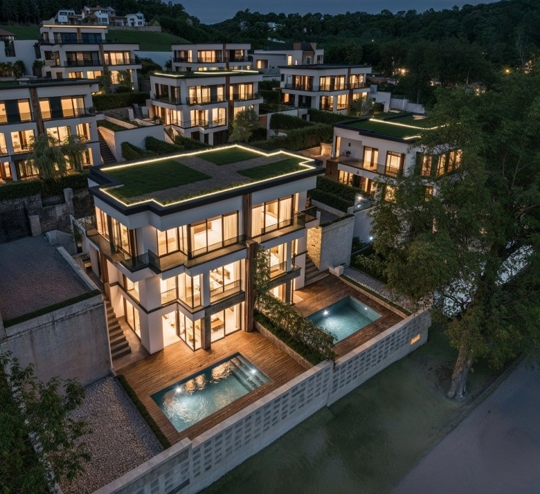 Villa for sale in Sile, Istanbul – 3 Bedrooms Triplex Villa, Sea View, Private Pool