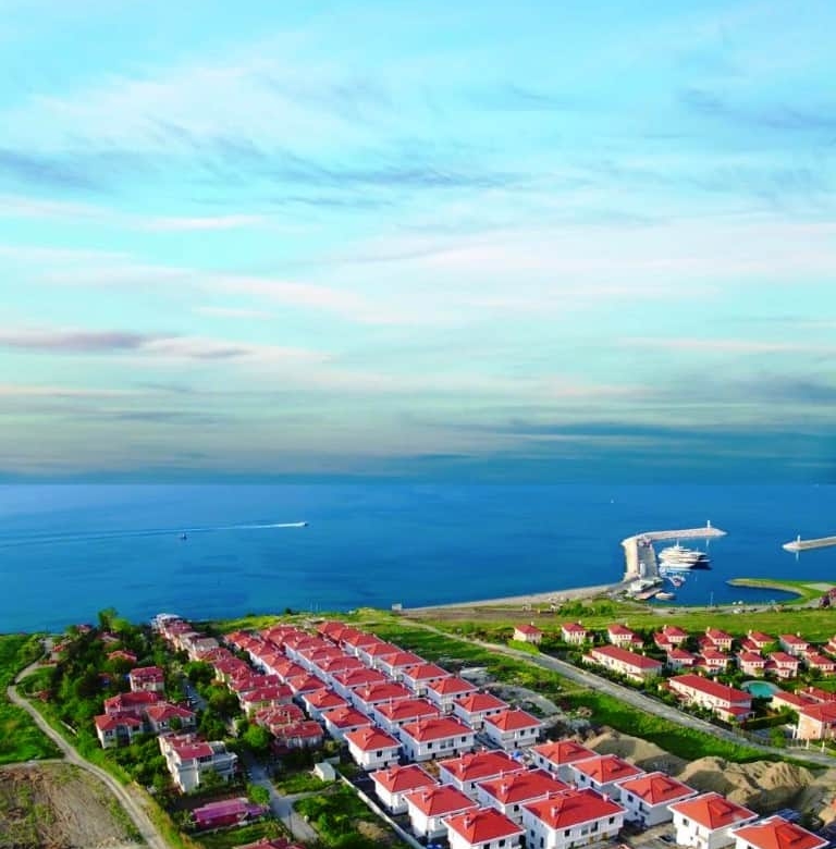 Sea view villas for sale in Istanbul, Beylikduzu, Turkey, in installments