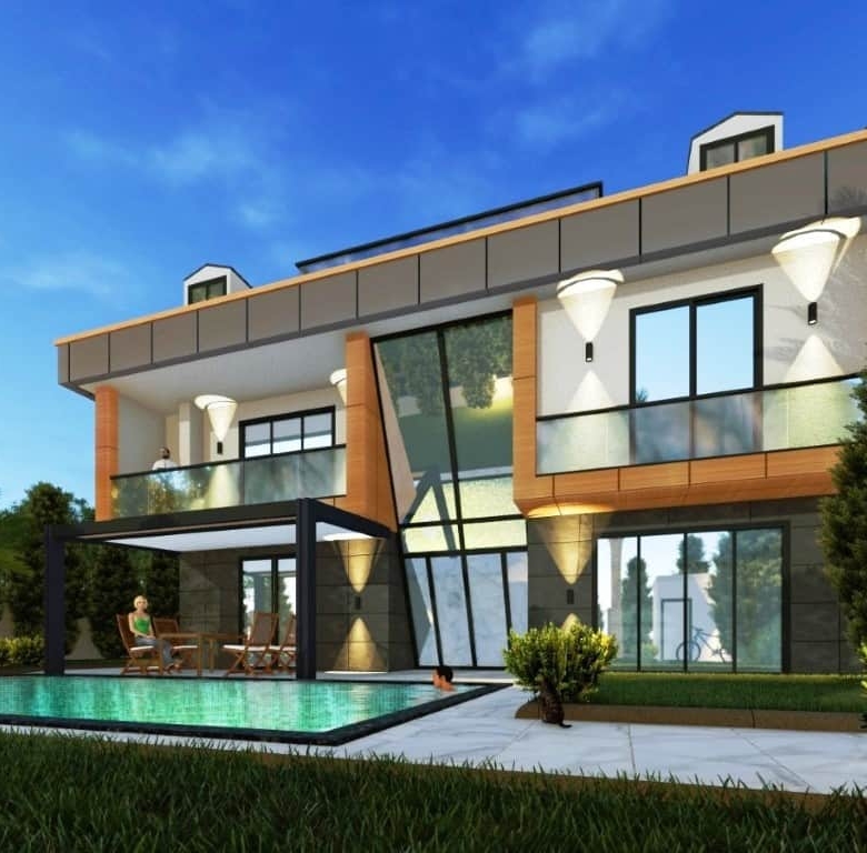 detached villa for sale in istanbul , turkey , with installment