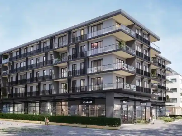 Modern apartments in Kağıthane Istanbul with swimming pool, gym, and smart home system|||||