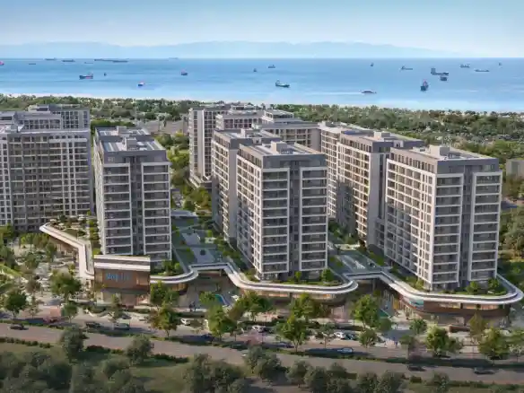 sea view apartment for sale in Istanbul Kartal Pendik||||||||||||